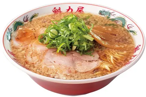 京都北白川 ラーメン魁力屋 長野平林店の京都背脂醤油ラーメンの写真