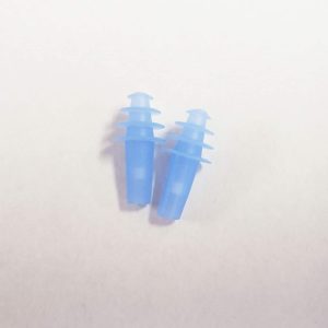 水色の気圧調整用耳栓2個