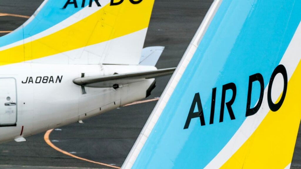 AIRDOの旅客機(エアドゥ割引運賃)