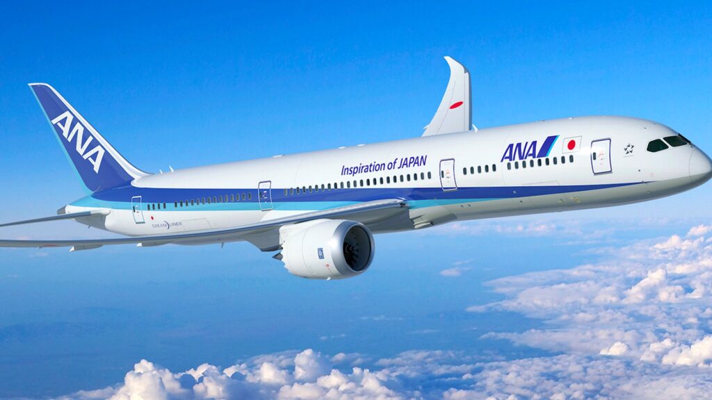 ANAの旅客機(ANA減額マイル)