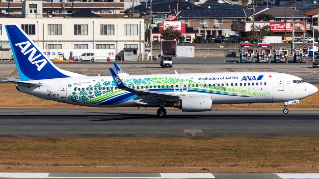 ANAの旅客機(トクたびマイル)