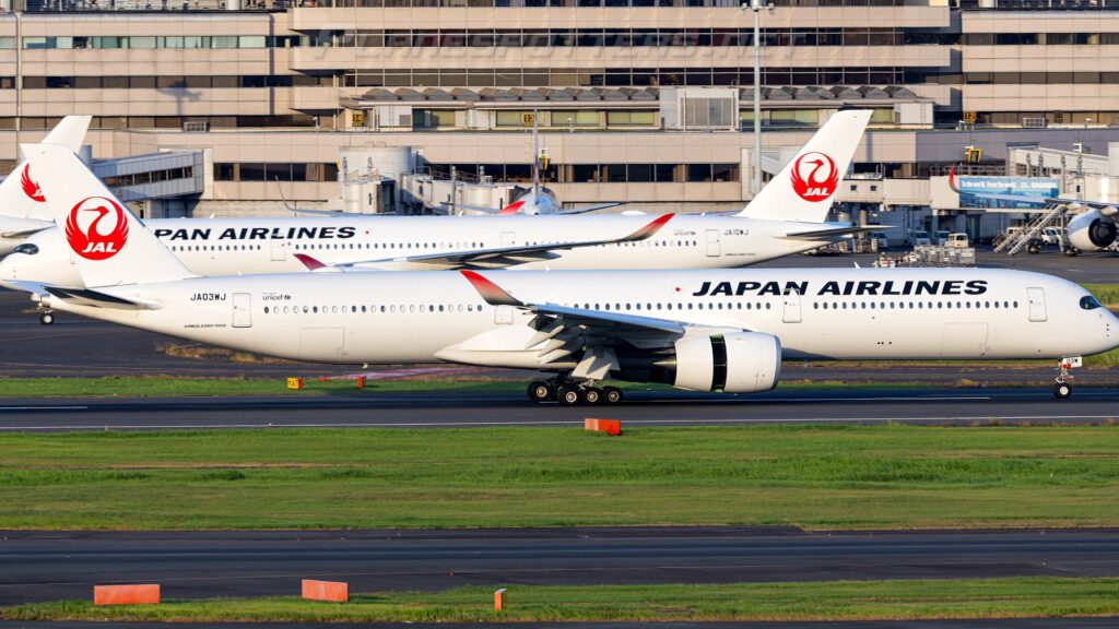 JALの旅客機(JALハワイ特別運賃)