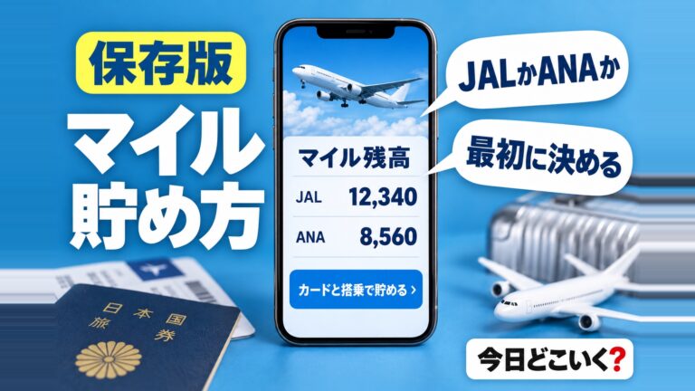 マイルとは？飛行機で効率良くマイルを貯める方法とおすすめの活用方法！