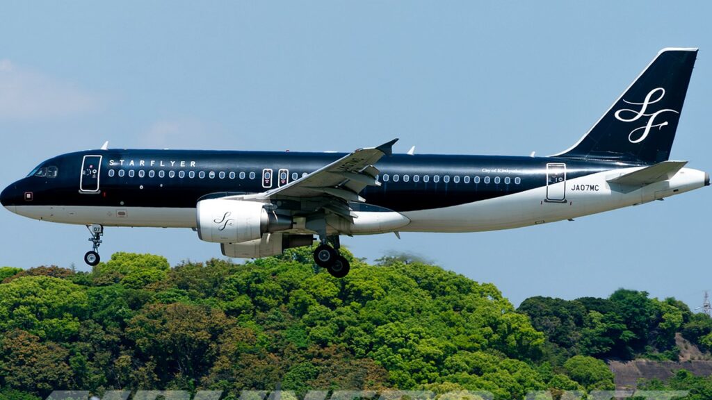 スターフライヤーの旅客機（スターフライヤーセール）