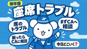飛行機の座席関係のトラブルって？よくある事例と対処法！