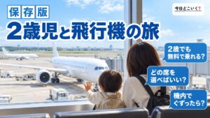 2歳児と一緒に飛行機の旅へ！事前準備やイヤイヤ期対策を解説