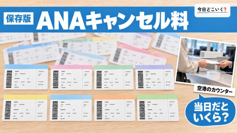 【ANA】飛行機のキャンセル料はいくら？手続き方法まで徹底解説
