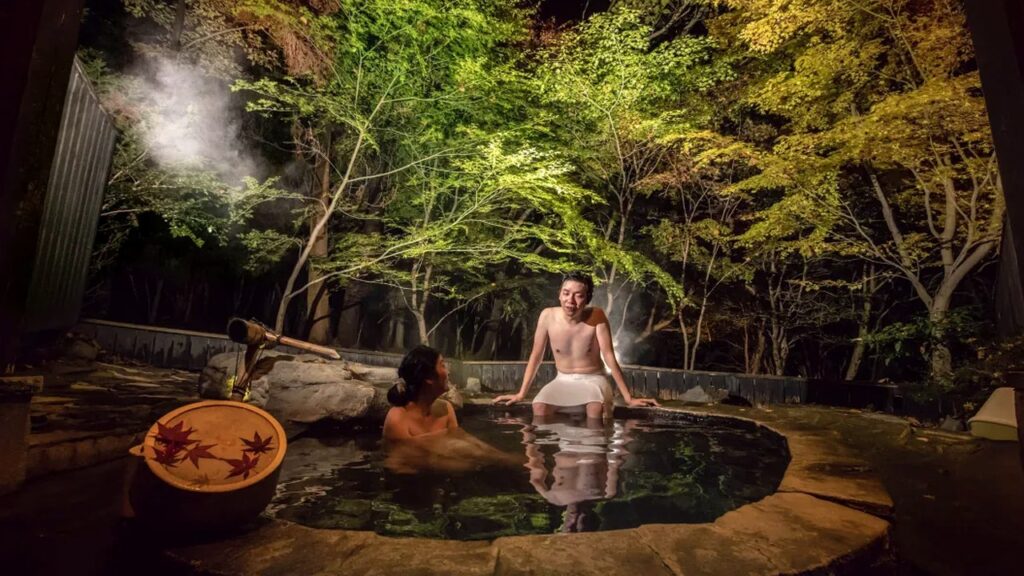 露天風呂(冬の旅得キャンペーン)
