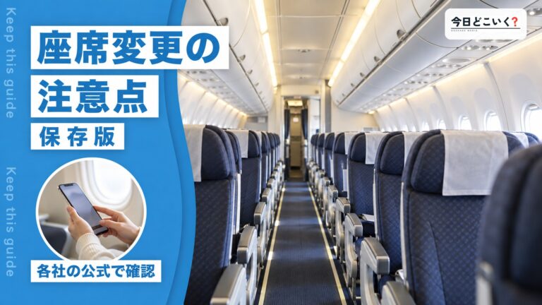 飛行機の座席は変更できる？変更の際のポイントと注意点を解説