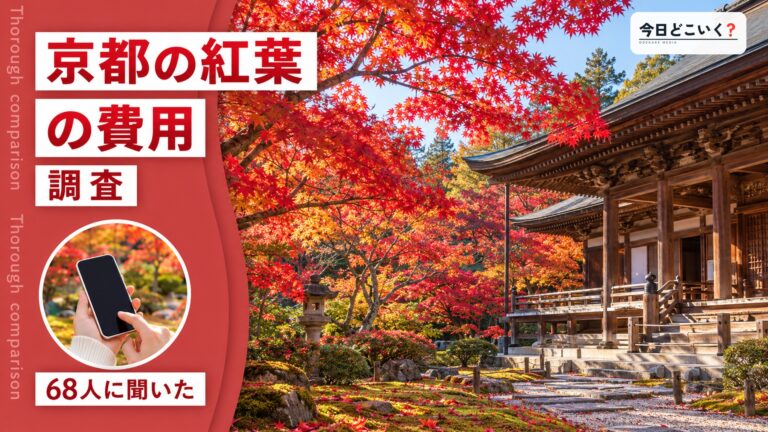 京都の紅葉旅行の費用はいくら？68人調査で見た宿代と行き方