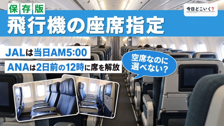 飛行機の座席が指定できない！その理由と対処法を徹底解説！