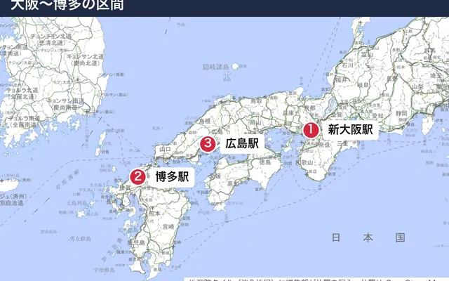 新大阪駅の地図